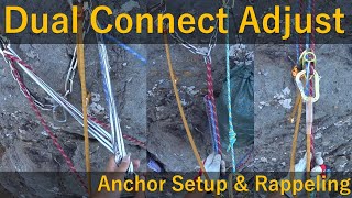 Petzl Dual Connect Adjust Anchor Setup & Rappeling いろんな使い方ができます！