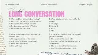 LONG CONVERSATION ENGLISH BY RAISHA M.