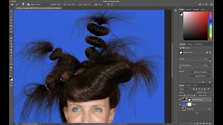 Tuto Photoshop / Détourage cheveux avancé / Sélectionner et masquer