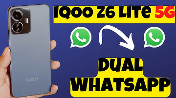 IQOO Z6 Lite 5g Second Whatsapp / Dual Whatsapp