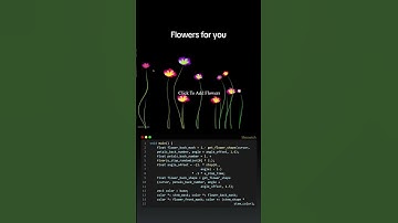 Src code is in the comment. #fyp #flowers #animation #coding #programming #htmlcss #javascript #code
