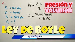 Ley De Boyle Presión Y Volumen