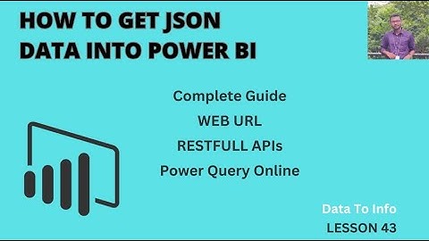 How to Get JSON Data into Power BI #powerbi #json #import #restapi #web
