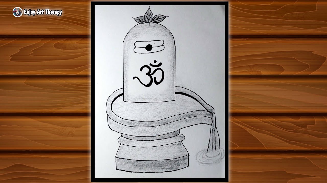 How To Draw Shivling Easy 🙏 || Easy Shivling Drawing || Shivratri Special Drawing 