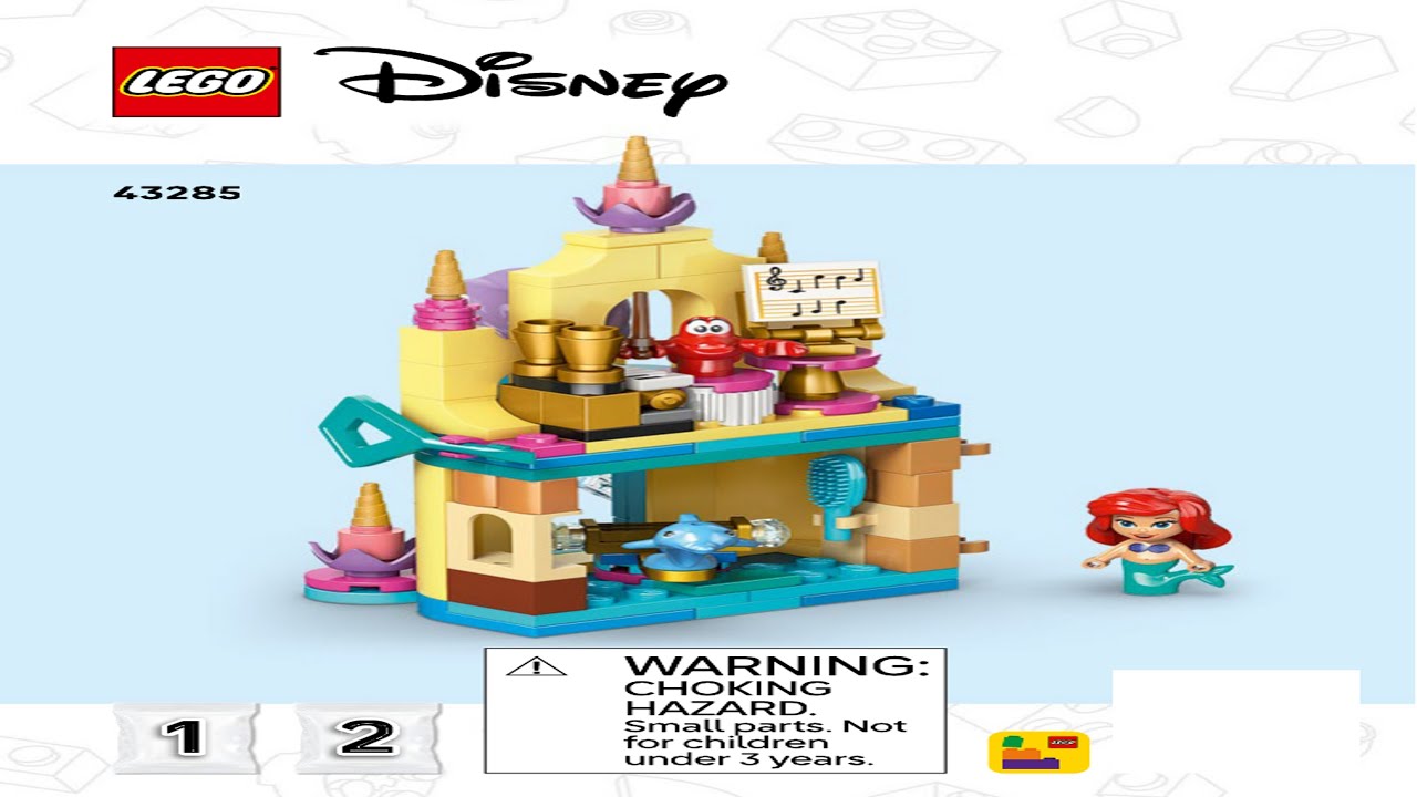 Disney - Ariel's Magical Mini Palace - The Little Mermaid LEGO instructions
