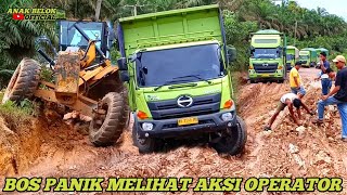 Nerve-wracking !! Hino Truck Helping Operator's Acrobatic Action Makes Boss Panic by Anak Belok Official 2,834 views 12 hours ago 31 minutes