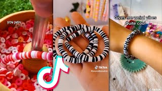 🎗️Clay Bead Bracelet TikTok Compilation 🎗️ Making Bracelet Edits Shorts & Reels Small Business #199