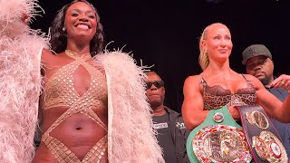 Claressa Shields WEIGH-IN vs Kaye Scott — GWOAT Fight Week!