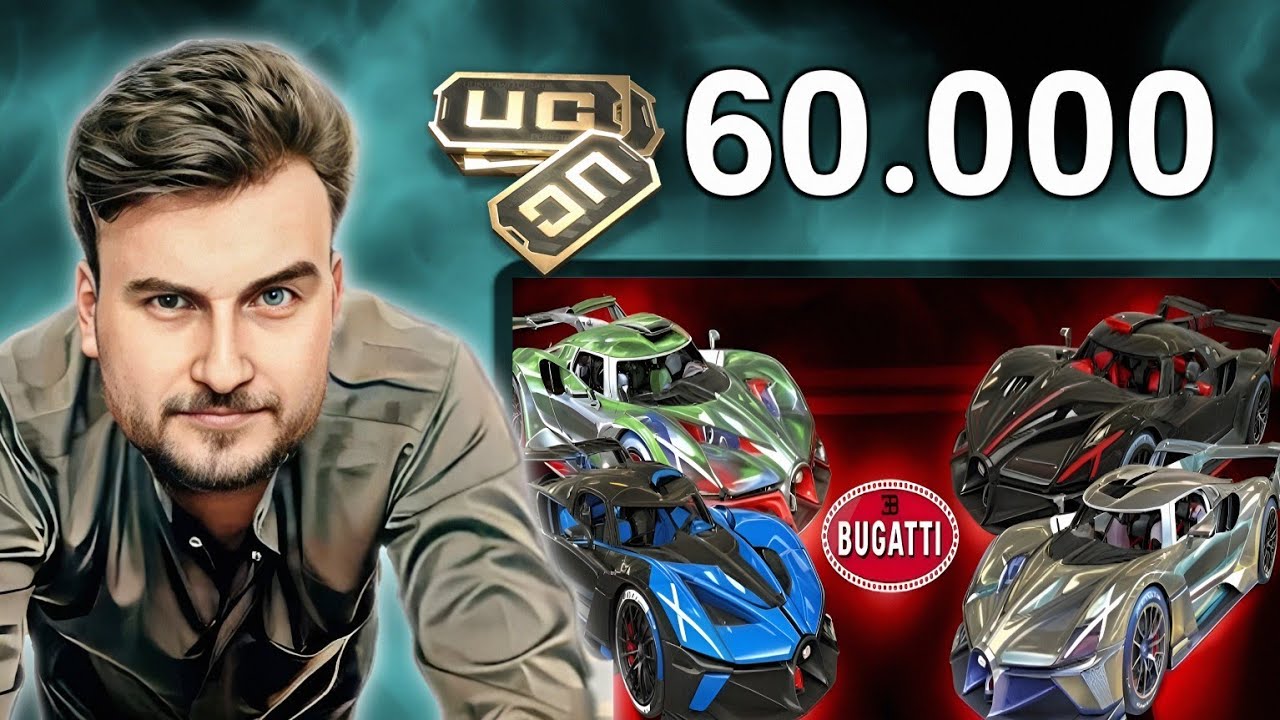 تفتيح عجلة سيارات بوغاتي الجديدة حرق 60.000🔥الف شدة بس الحظ؟#pubgmobile #pubg