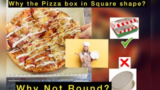 Why The Pizza box in Square shape why Not in Round ShapeBusiness Trick For Pizza#pizzalover #pizza