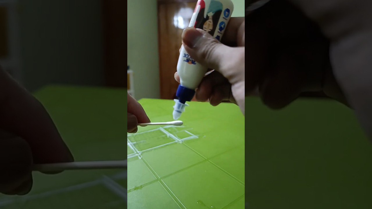 Cotton Bud Experiment With Vinegar 