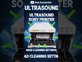 Ultrasound Sony printer head cleaning setting/feed #biomedicalengineer #ultrasound #scan #radiology