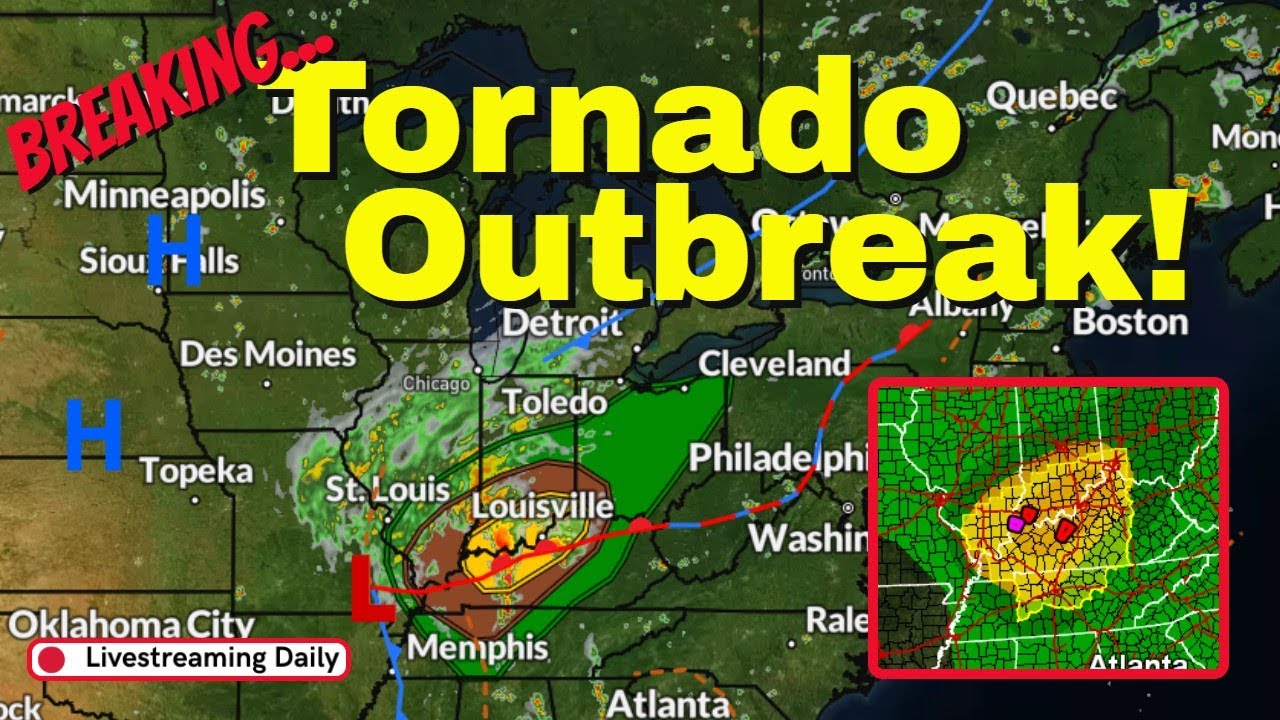🔴 BREAKING: Tornado Outbreak & Severe Weather Coverage! 7-9-24 - YouTube