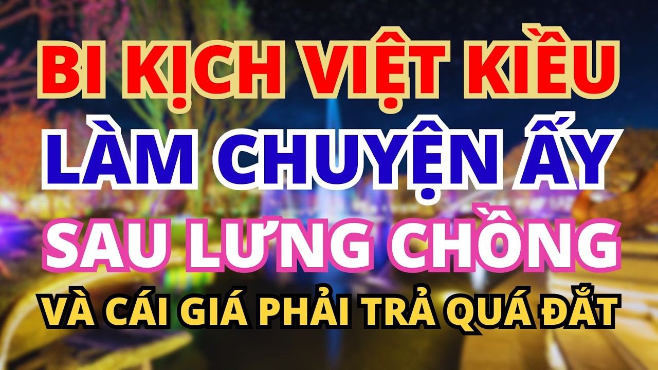 BI KỊCH VIỆT KIỀU LÀM CHUYỆN ẤY SAU LƯNG CHỒNG VÀ CÁI GIÁ PHẢI TRẢ QUÁ ĐẮT