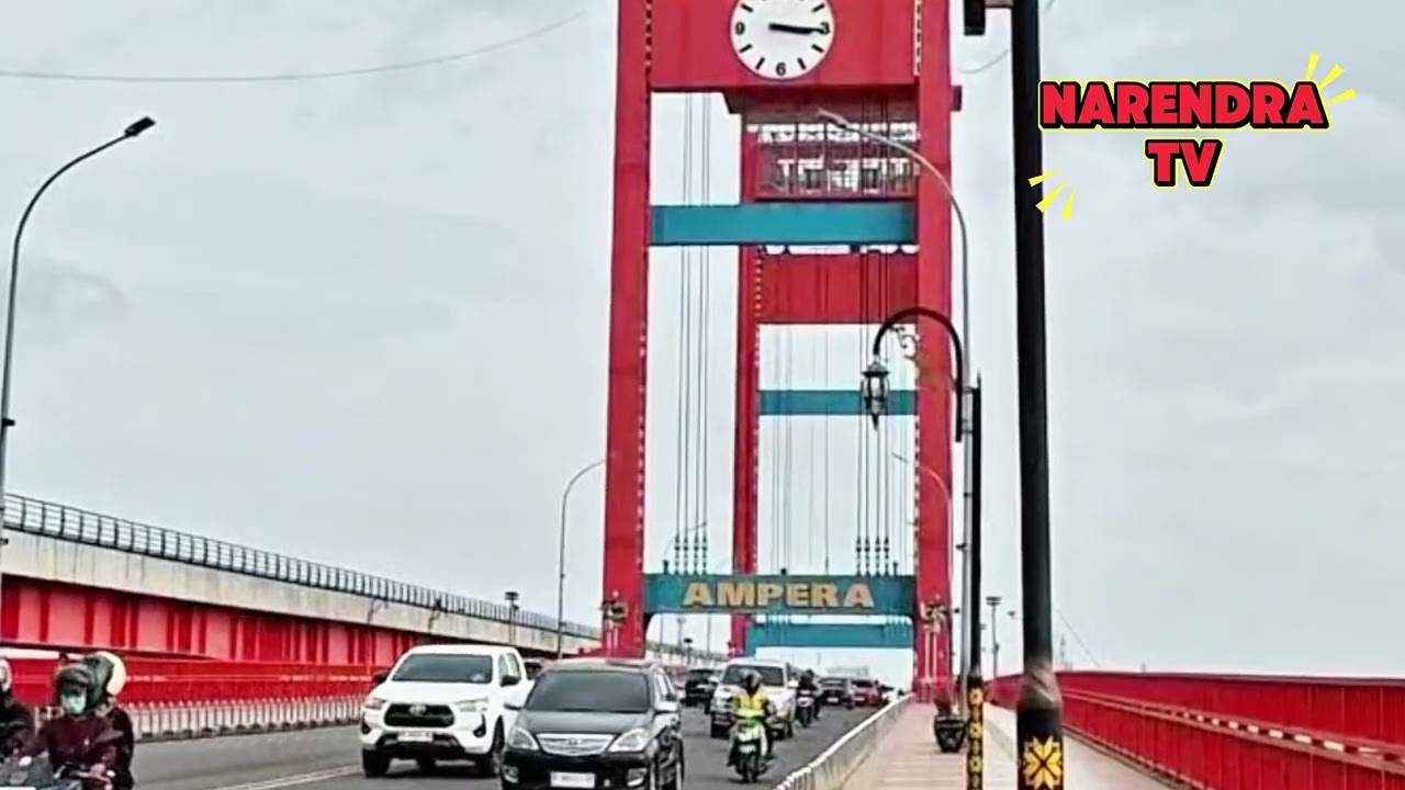 Sejarah jembatan Ampera #long #pesonaindonesia #sejarahindonesia 