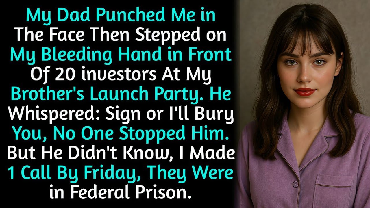 My Dad Punched Me In The Face, Stepped On My Hand-One Call Later, Their Lives Were Ruined...