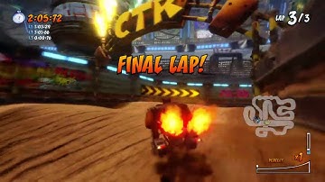 CTR - All Dev Ghosts #10 (Tiny Arena)