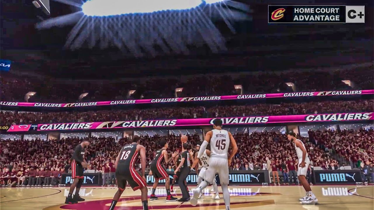 Cleveland Cavaliers vs Miami Heat - East Rd 1 Game 2 Playoffs NBA 2K25