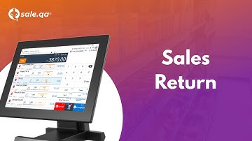 How to make sales return in qsale windows retail pos?
