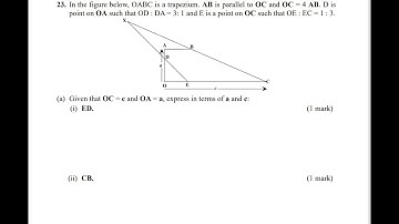 QTN 23 KCSE MATHS PAPER 2 2024 (VECTORS) - 10MARKS
