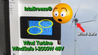 WORTH Buying? Powerful Wind Turbine IstaBreeze i2000  Windsafe with controller .