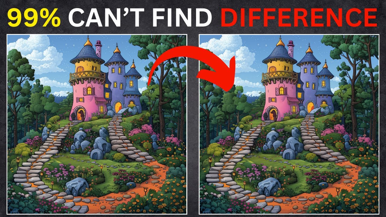 Find The Difference Puzzle Game: Enchanted Castle [ Spot the Difference ...