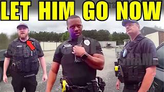 Angry Cop QUITS Stop After His Partner DEFENDS Citizen