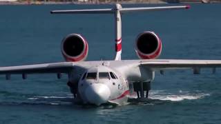 Seaplane Be200/Aviation Takeoff Beriev Be200 Altair multipurpose amphibious aircraft