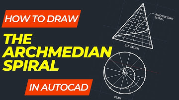 How to draw the Archimedean spiral in AutoCAD