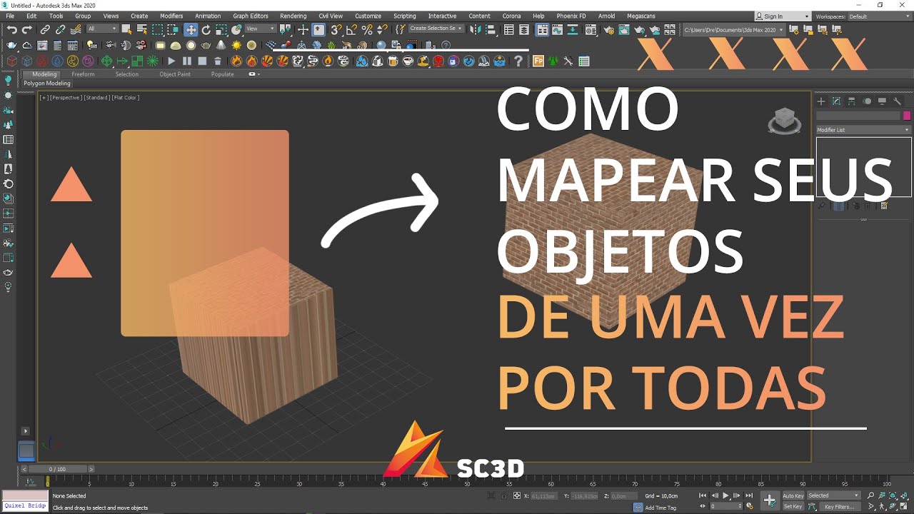 DESMISTIFICANDO o UVW Map no 3Ds Max - YouTube