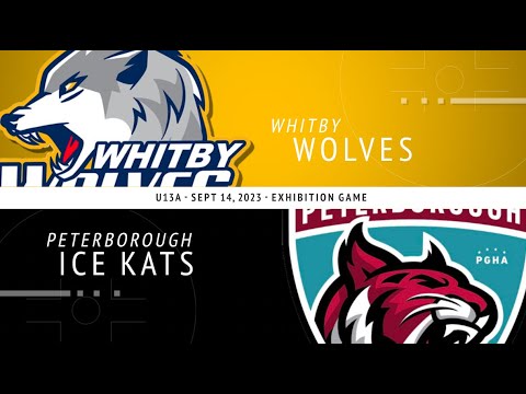 U13A - Whitby Wolves vs Peterborough Ice Kats - YouTube