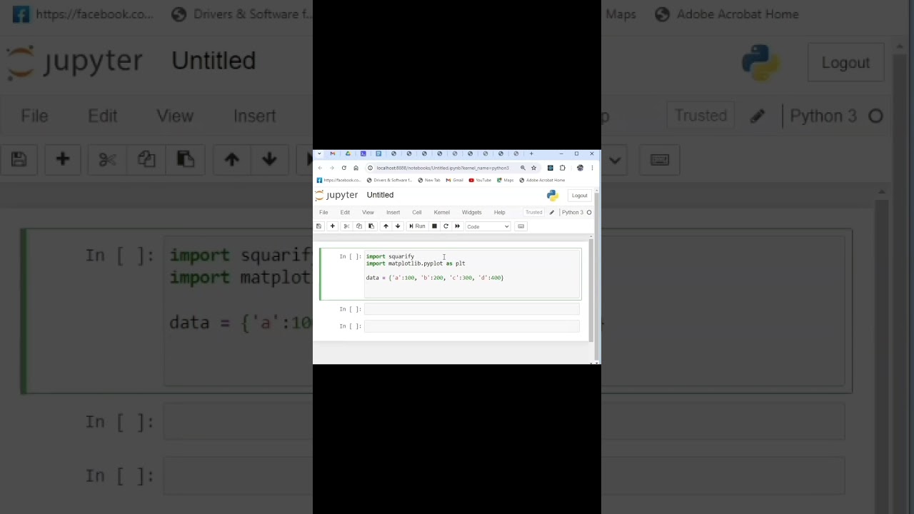 Let's code together...😊😊😊 #python #matplotlib #pyplot #numpy #pandas #viral #viralvideo #video