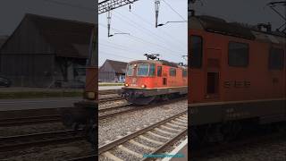 SBB Güterzug beim Bahnhof Rupperswil | Kanton Aargau | Schweiz 2024 | #shorts