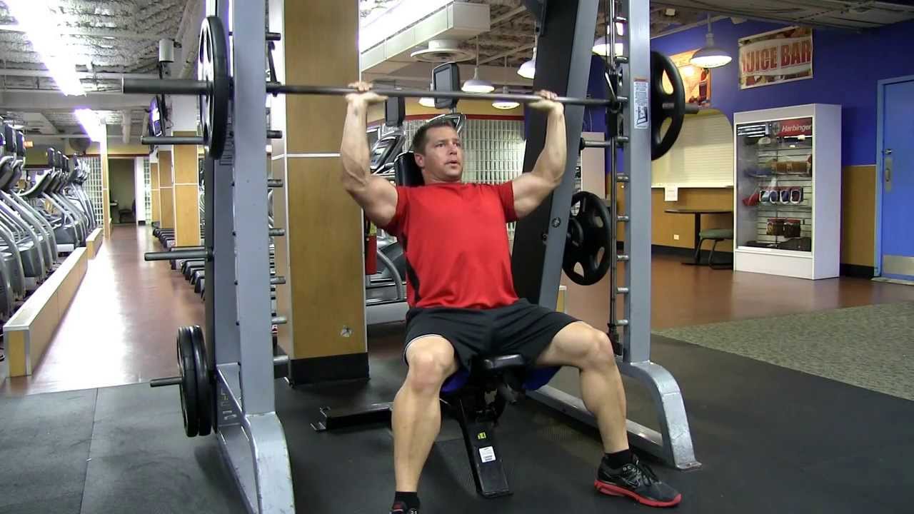 Military Press On Smith Machine