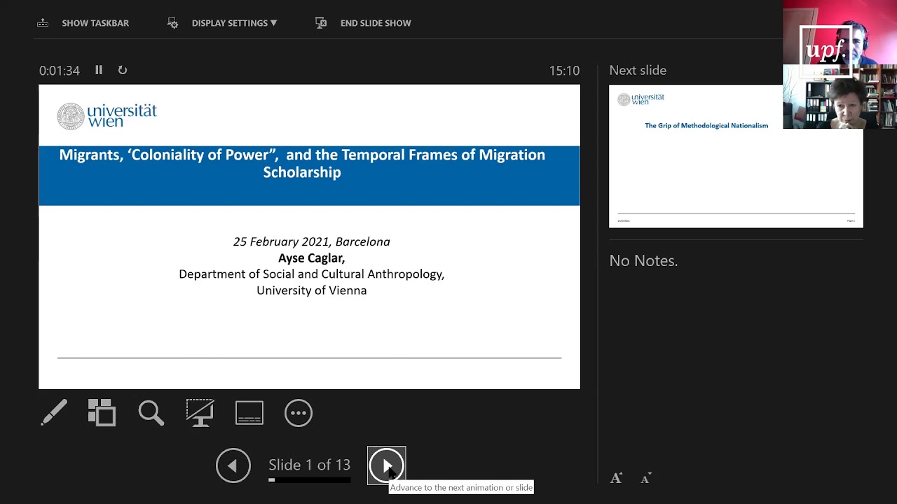 GRITIM-UPF Research Seminar. Migrants, 'Coloniality of Power', and Temporal Frameworks