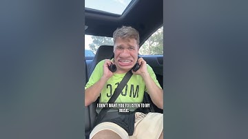 Listening To Music In The Car #shorts