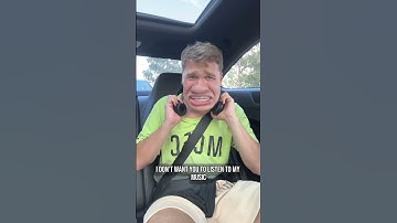 Listening To Music In The Car #shorts