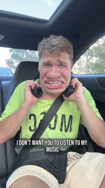 Listening To Music In The Car #shorts