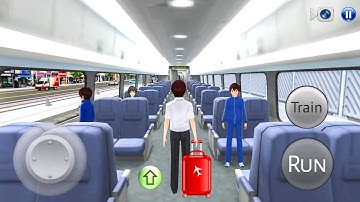 Today I Use Bullet Train For Travelling - 3D Driving Class New Update - Car Driving Games 2025