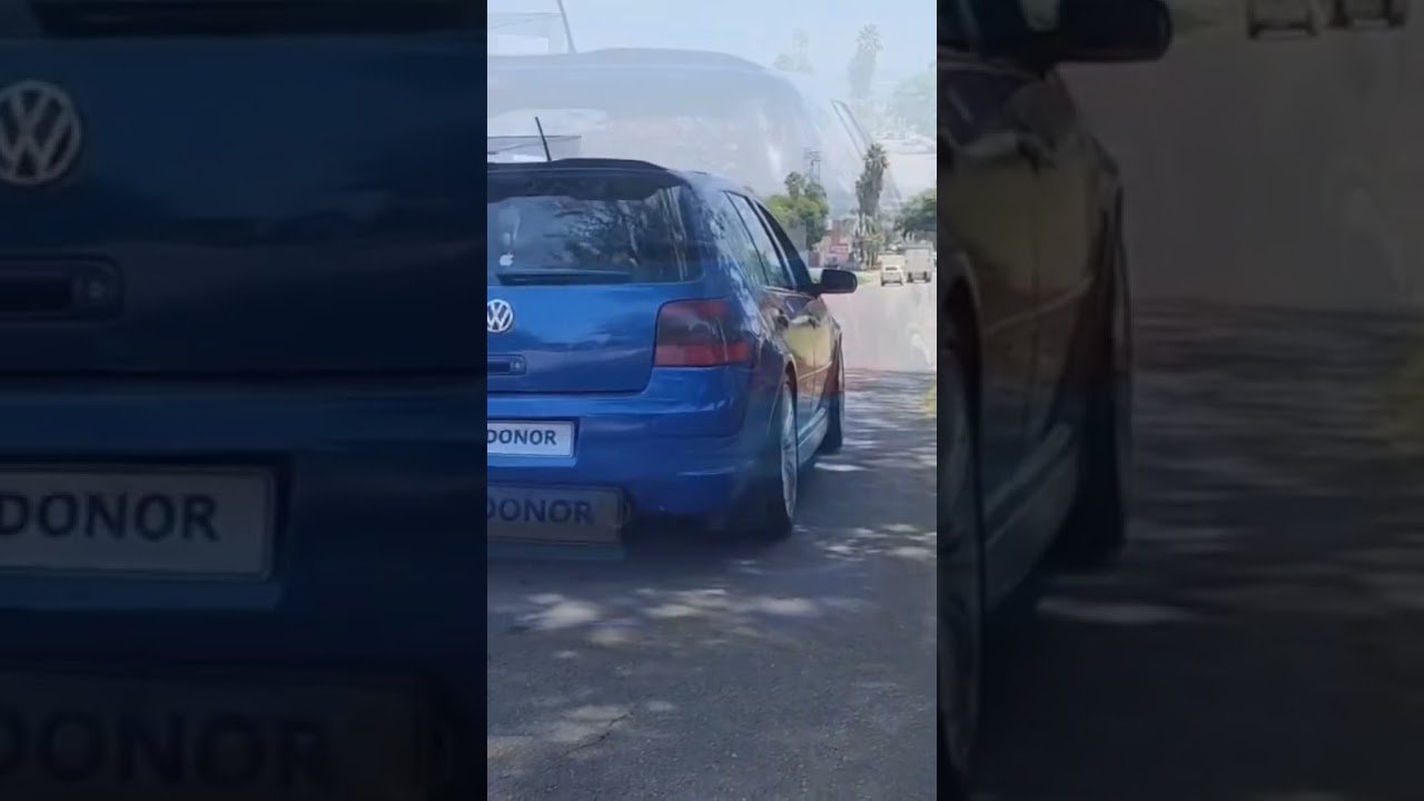 VW Golf 4 GTi 1.8T Full exhaust sound 