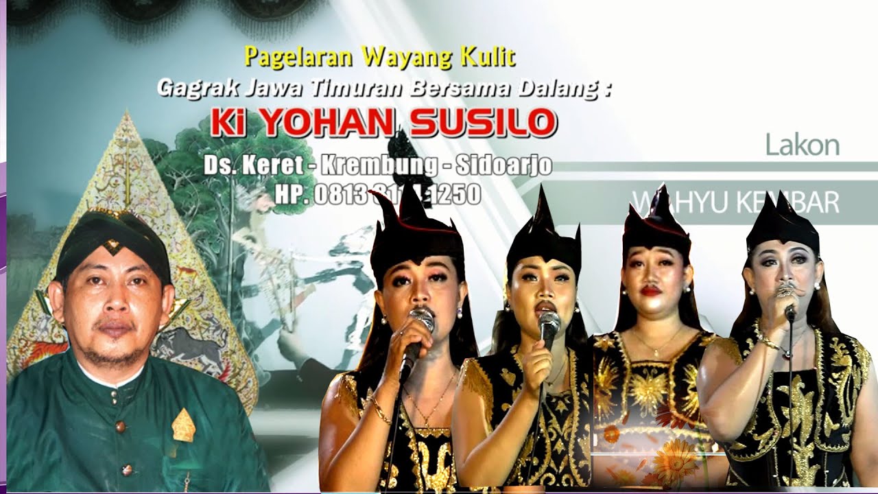 🔴Pentas Wayangkulit  JAWA TIMURAN OLEH DALANG Ki YOHAN SUSILO-DG LAKON WAHYU KEMBAR-