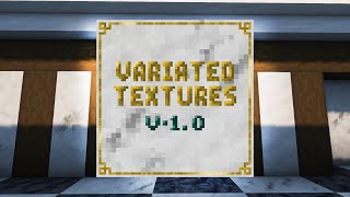 I ADDED TEXTURE VARIATION TO MINECRAFT | Variated Textures v.1.0 Resource Pack Showcase