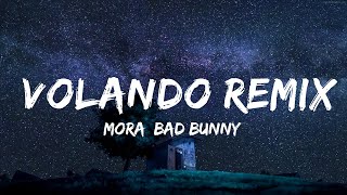 Mora, Bad Bunny, Sech - Volando Remix (летра) | 30 минут расслабляющей музыки