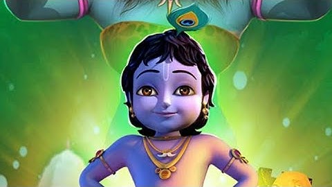 little Krishna game play/ Krishna