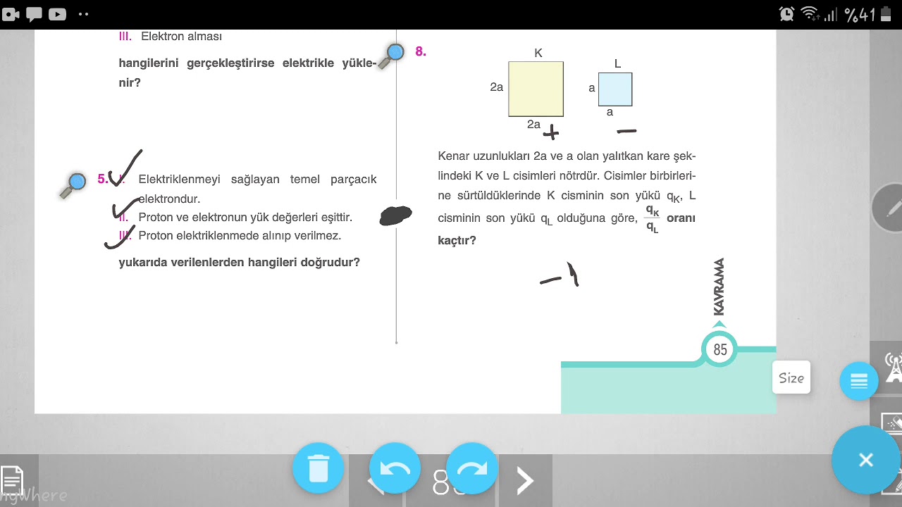 11 Sınıf, Fizik, İndiksiyon Ve Özindiksiyon Akımı Soru Çözümü,Bursa