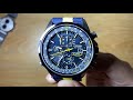 Citizen - AT8020-03L - Eco Drive Blue Angels World Chronograph Men's Watch Review