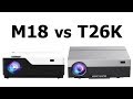 Touyinger M18 vs Everycom T26K Сравнение Full HD проекторов