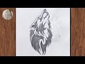 how to draw a wolf tattoo | wolf tattoo | wolf
