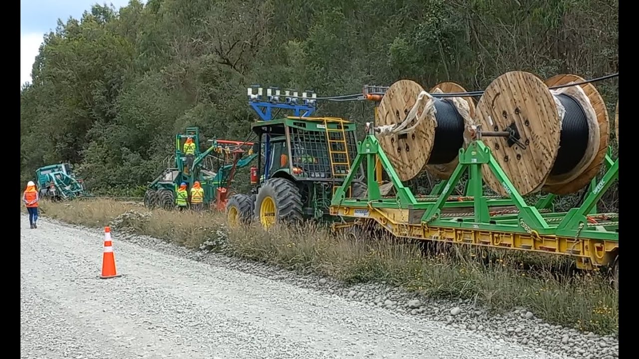 Spiderplow Plowing Power Cables In South America YouTube Spiderplow Plowing Power Cables In South America YouTube
