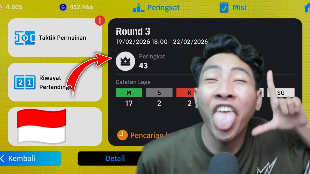 DETIK-DETIK PENENTUAN 🔥 Apakah Bisa TOP 32 di FIFAe ? eFootball 2026 Mobile